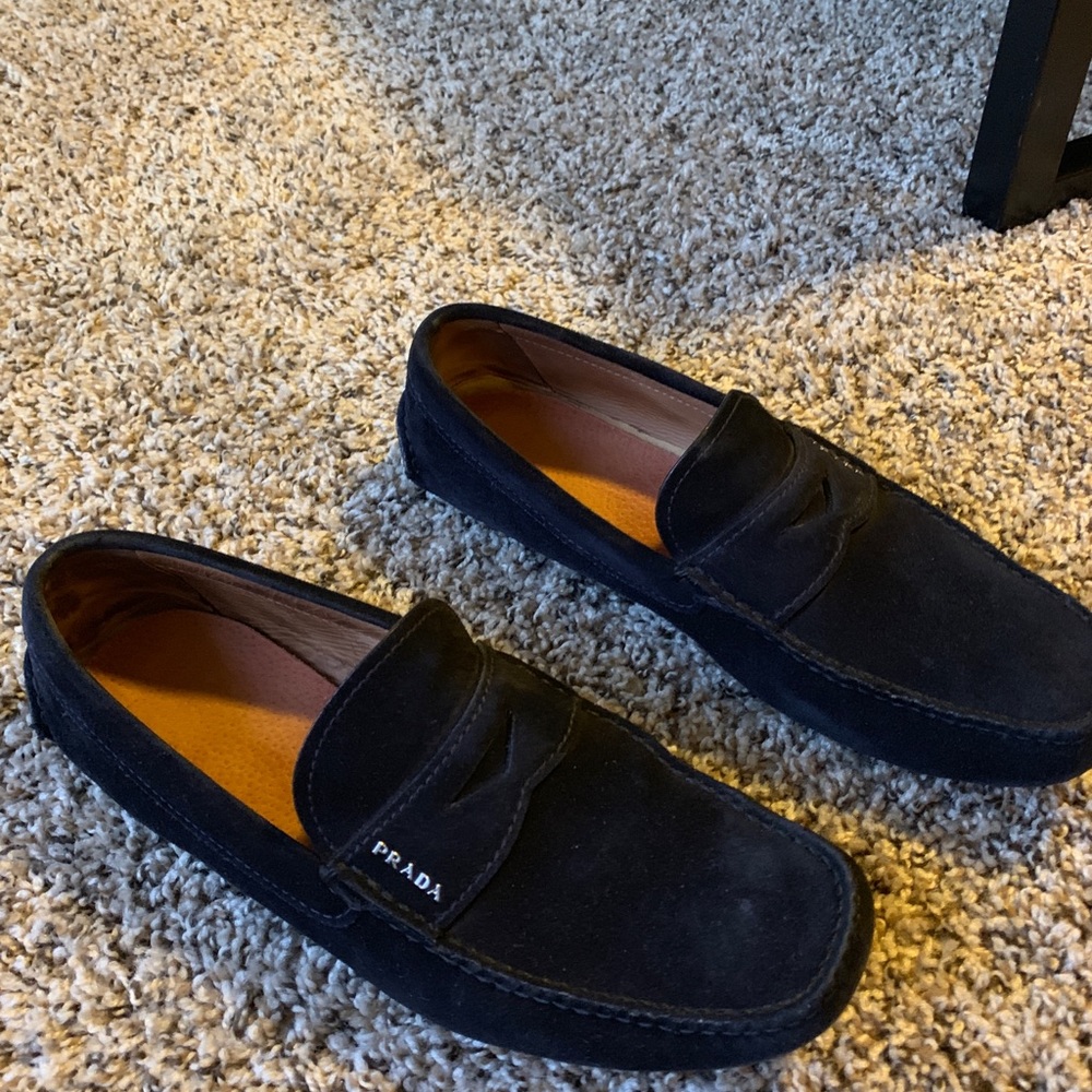 Authentic Men’s Suede Prada Drivers 8UK/9US